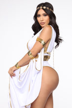 Load image into Gallery viewer, Glow Up Goddess 3 Piece Costume Set - White/Gold
