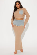 Load image into Gallery viewer, Rhea Sweater Midi Skirt Set - Mocha
