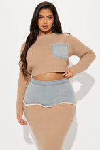 Load image into Gallery viewer, Rhea Sweater Midi Skirt Set - Mocha
