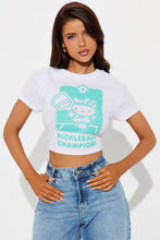 Load image into Gallery viewer, Hello Kitty Pickleball Baby Tee - White
