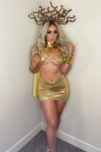 Load image into Gallery viewer, Medusa Mami 5 Piece Costume Set - Gold

